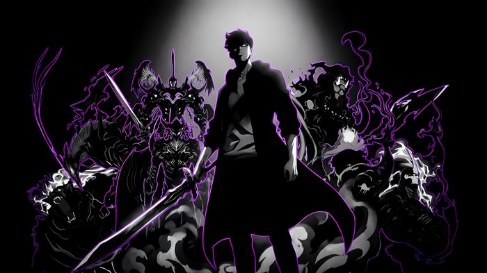 Sung Jin-woo and Shadow Army from Solo Leveling 4K