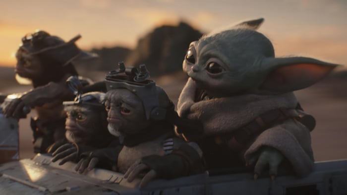 The Mandalorian and Grogu in 4K