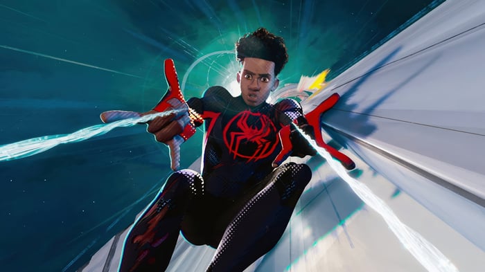 Miles Morales in Spider-Man: Across the Spider-Verse 4K