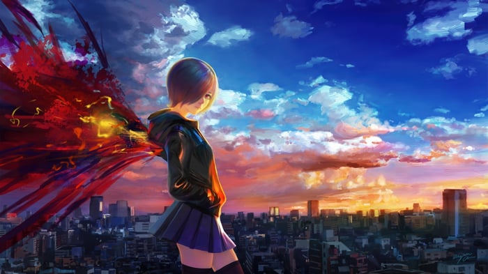 Touka Kirishima from Tokyo Ghoul 4K