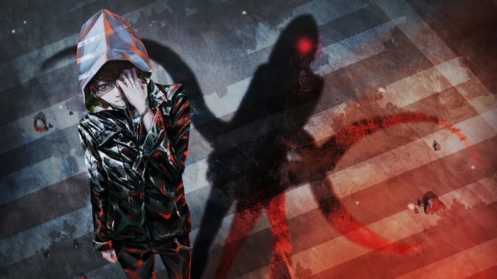 Ken Kaneki with Shadow Monster in Tokyo Ghoul 4K