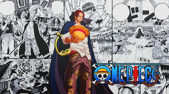 Shanks and One Piece Crew 4K