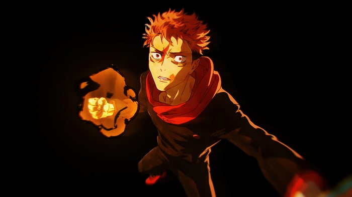 Yuji Itadori in Jujutsu Kaisen 4K