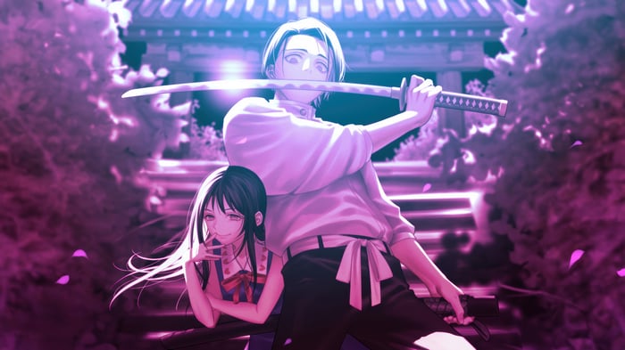 Yuta Okkotsu and Rika from Jujutsu Kaisen 4K