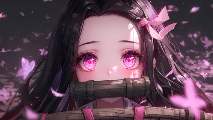Nezuko Kamado in Demon Slayer 4K