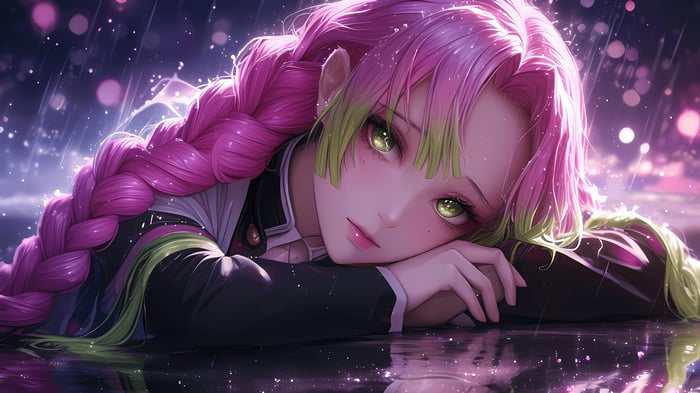 Mitsuri Kanroji from Demon Slayer: Kimetsu no Yaiba 4K