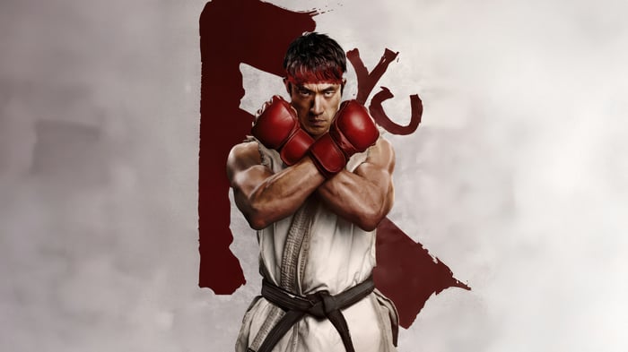 Ryu from Street Fighter 4K