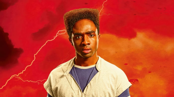 Caleb McLaughlin in Stranger Things 4K
