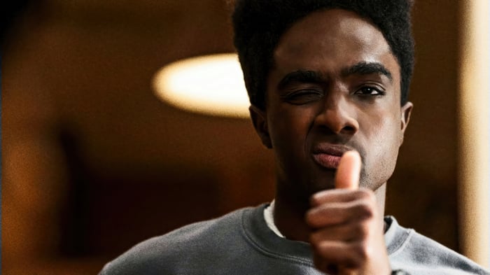 Caleb McLaughlin in Stranger Things 4K