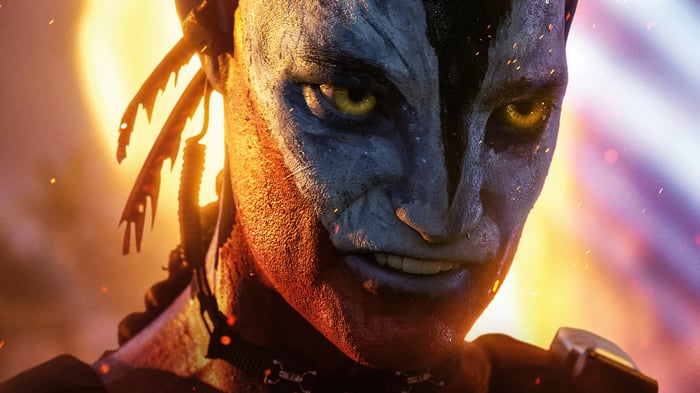 Miles Quaritch in Avatar: Fire and Ash 4K