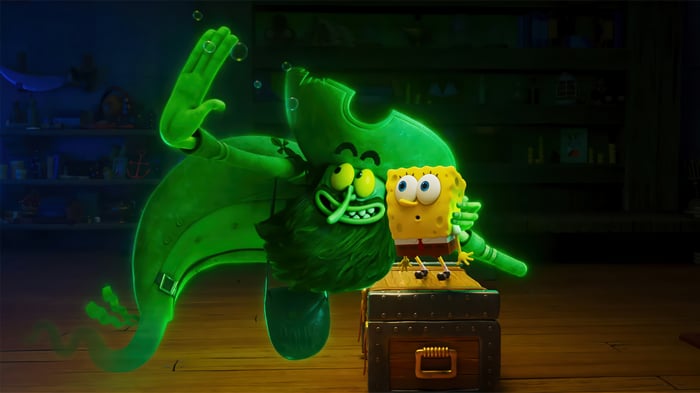 The Flying Dutchman and SpongeBob SquarePants 4K