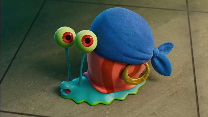 Gary the Snail in The SpongeBob Movie: Search for SquarePants 4K