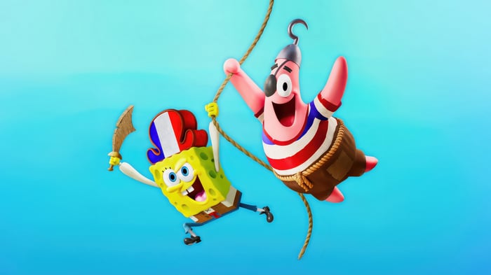 SpongeBob SquarePants and Patrick Star as Pirates
