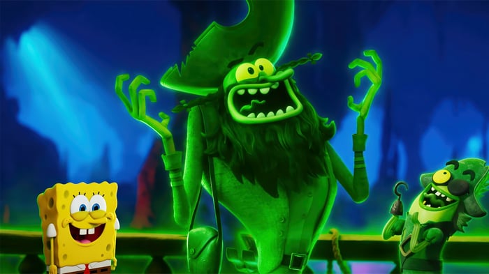 The Flying Dutchman and SpongeBob SquarePants 4K