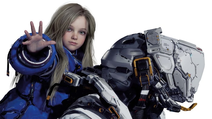 Pragmata: Young girl and robot 4K