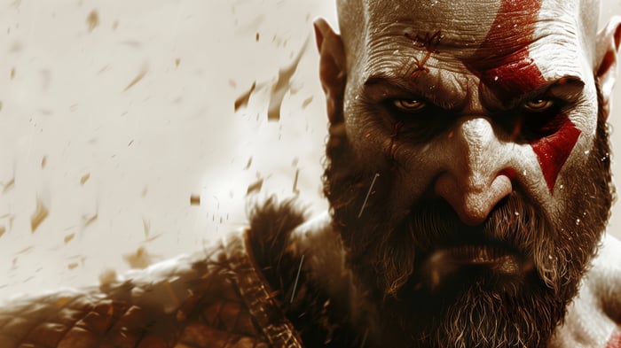 Kratos from God of War 4K