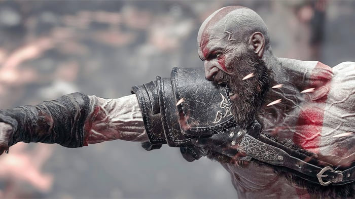 Kratos from God of War in 4K