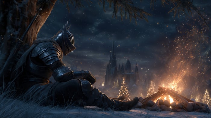 Dark Souls Bonfire 4K