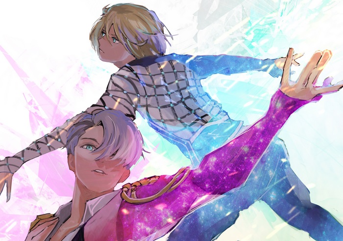 Victor Nikiforov and Yuri Plisetsky from Yuri!!! On Ice