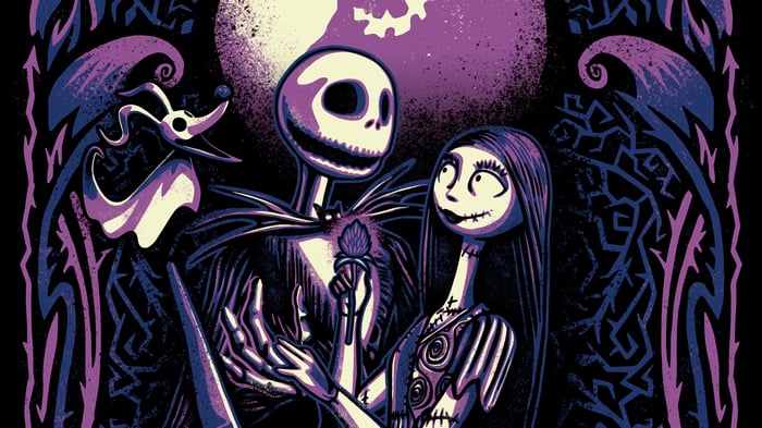 The Nightmare Before Christmas Jack and Sally 4K