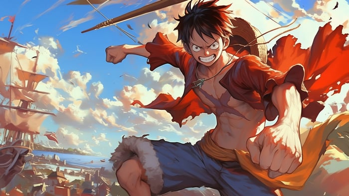 Monkey D. Luffy in One Piece 4K