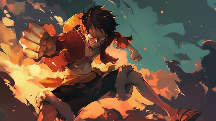Monkey D. Luffy from One Piece in 4K