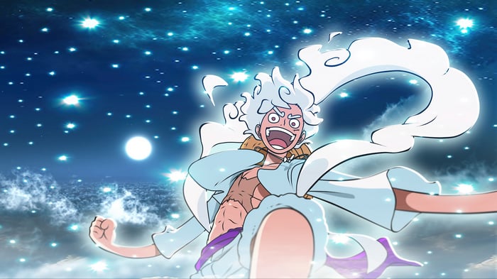 Monkey D. Luffy in Gear 5 4K