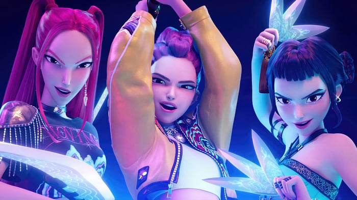 KPop Demon Hunters: Rumi, Mira, and Zoey 4K