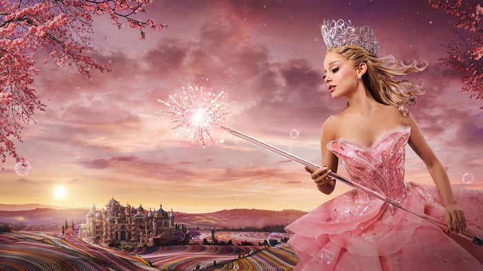Ariana Grande as Glinda in Wicked: For Good 4K