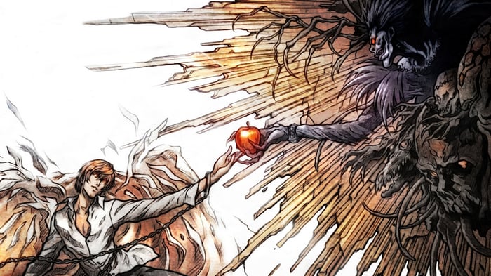 Light Yagami and Ryuk from Death Note