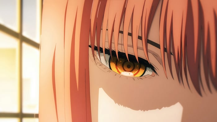 Makima's eye from Chainsaw Man 4K