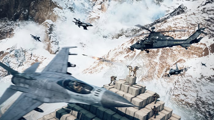 Battlefield 6 Aircraft Dogfight in Mountains 4K