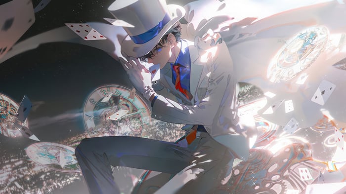 Kaito Kid from Detective Conan in 4K