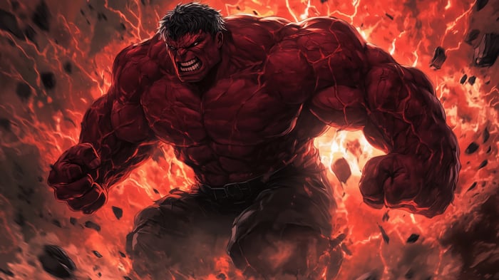 Red Hulk in 4K