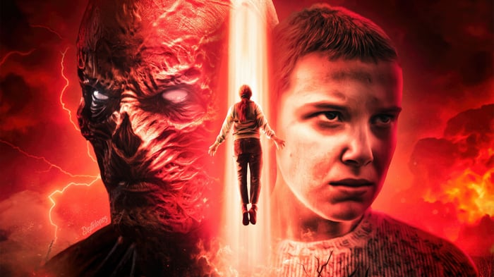 Stranger Things 4K: Eleven and Vecna