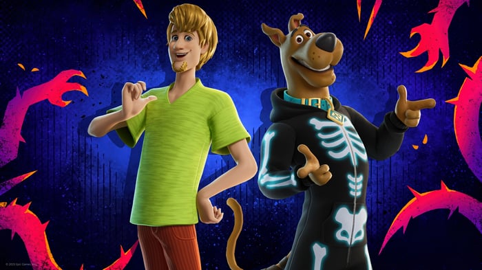 Shaggy Rogers and Scooby-Doo in Fortnite 4K