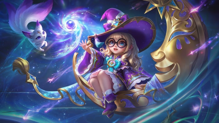 Mobile Legends: A young witch and a fox in space