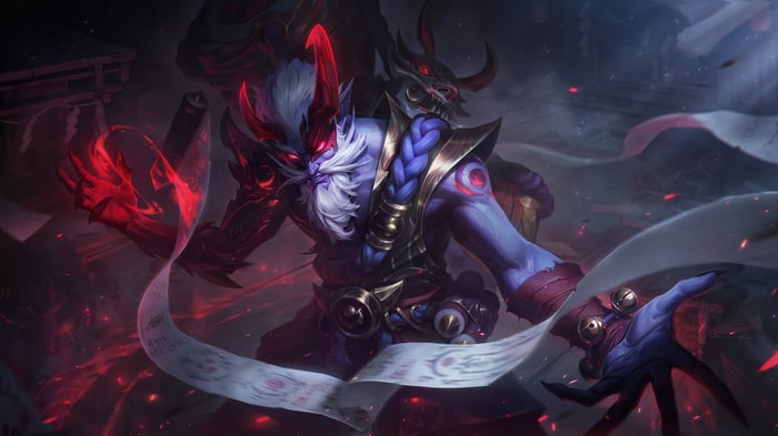 Blood Moon Ryze 4K League of Legends