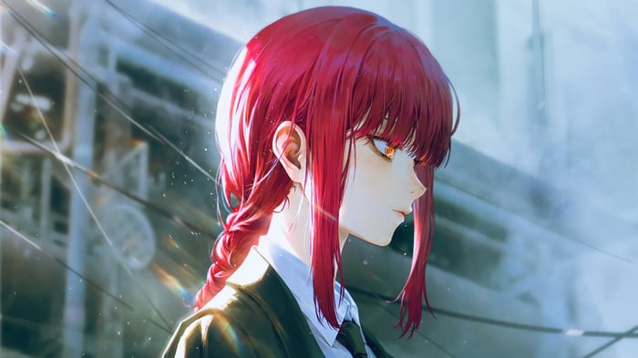 Makima from Chainsaw Man in 4K
