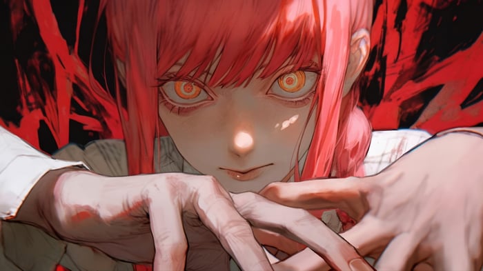 Makima from Chainsaw Man in 4K