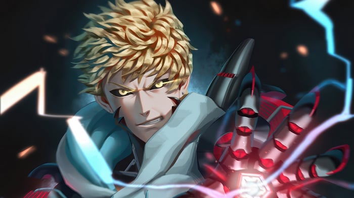 Genos from One Punch Man in 4K