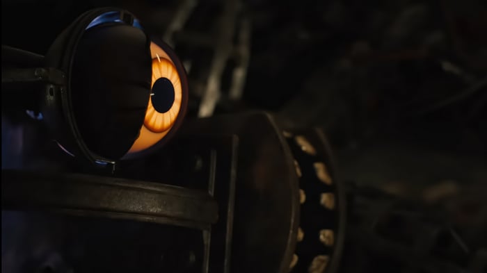 FNAF Animatronic Eye Close-up 4K