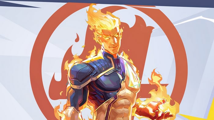 Human Torch in Marvel Rivals 4K