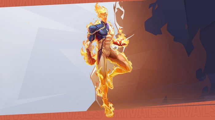 Human Torch in Marvel Rivals 4K