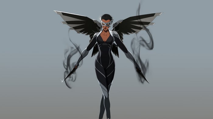 Dispatch - Game Character with Wings and Knives
