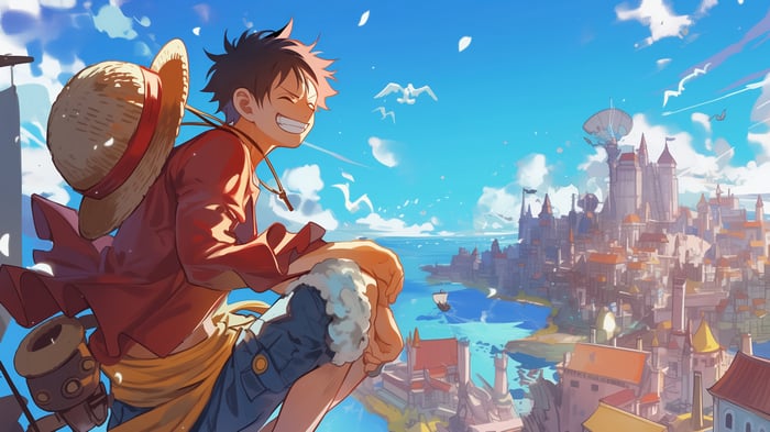 Monkey D. Luffy in One Piece 4K