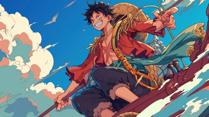 Monkey D. Luffy from One Piece in 4K