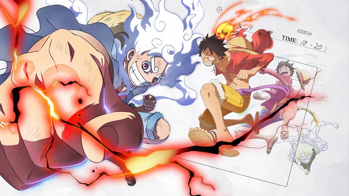 Monkey D. Luffy in One Piece 4K
