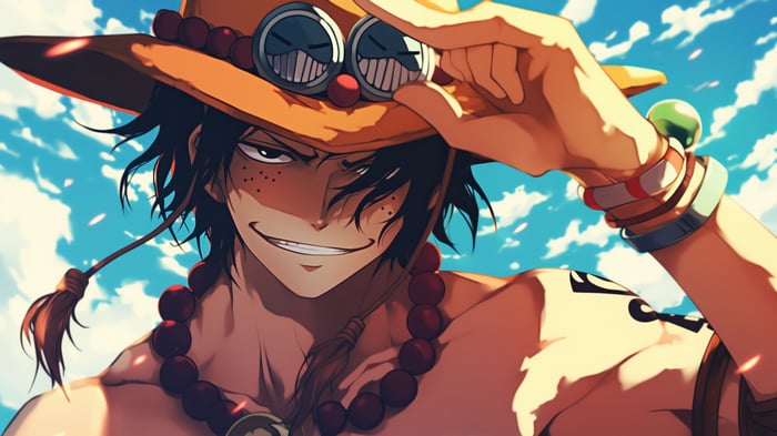 Portgas D. Ace from One Piece in 4K