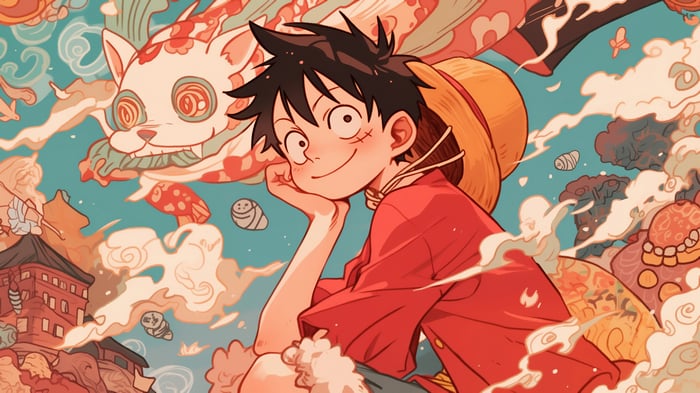 Monkey D. Luffy in One Piece 4K